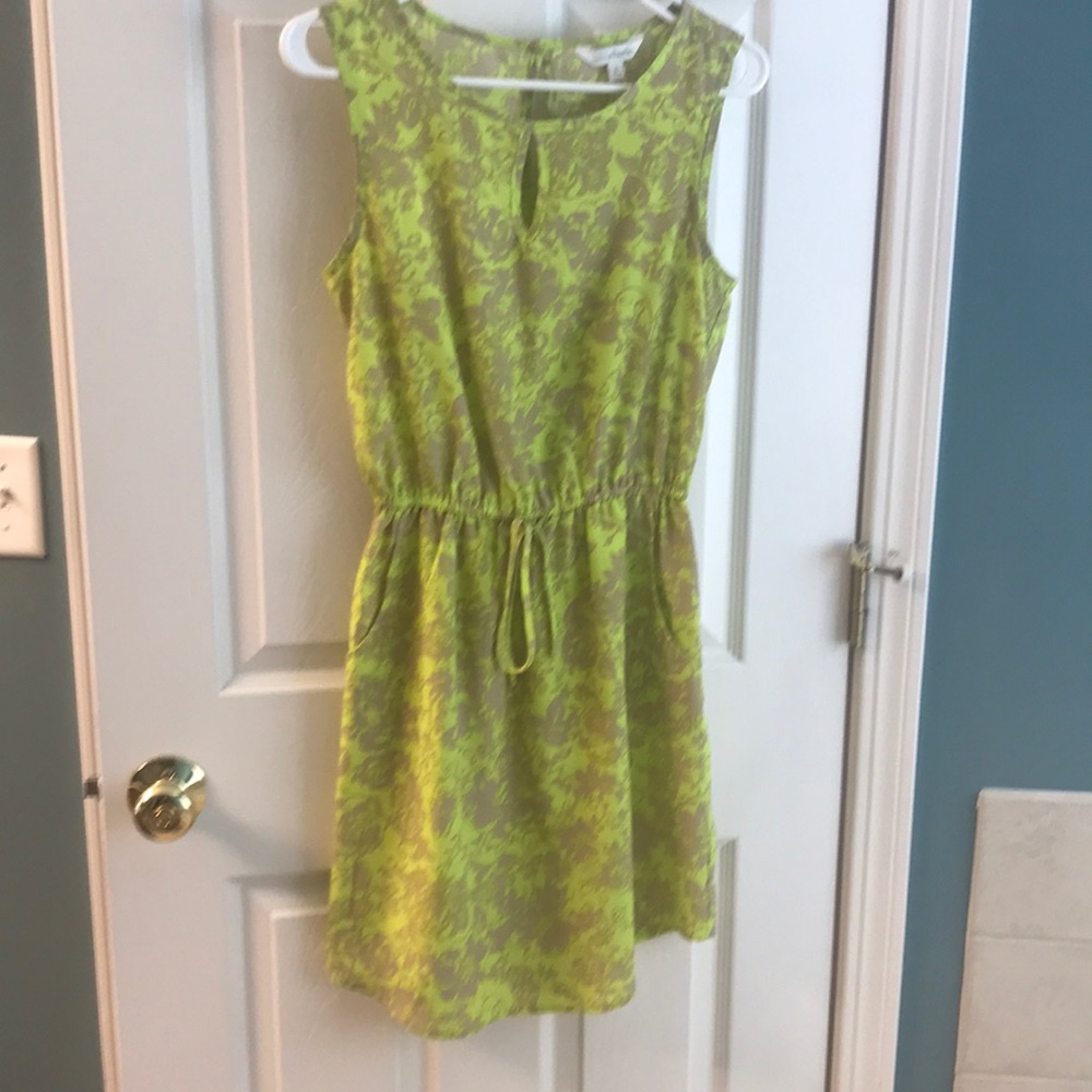 Charming Charlie neon floral summer dress